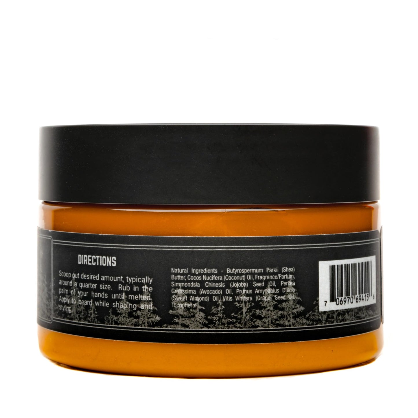Live Bearded Beard Butter, 3 fl oz - Made in the USA - All-Natural Leave-in Conditioner and Softener with Shea