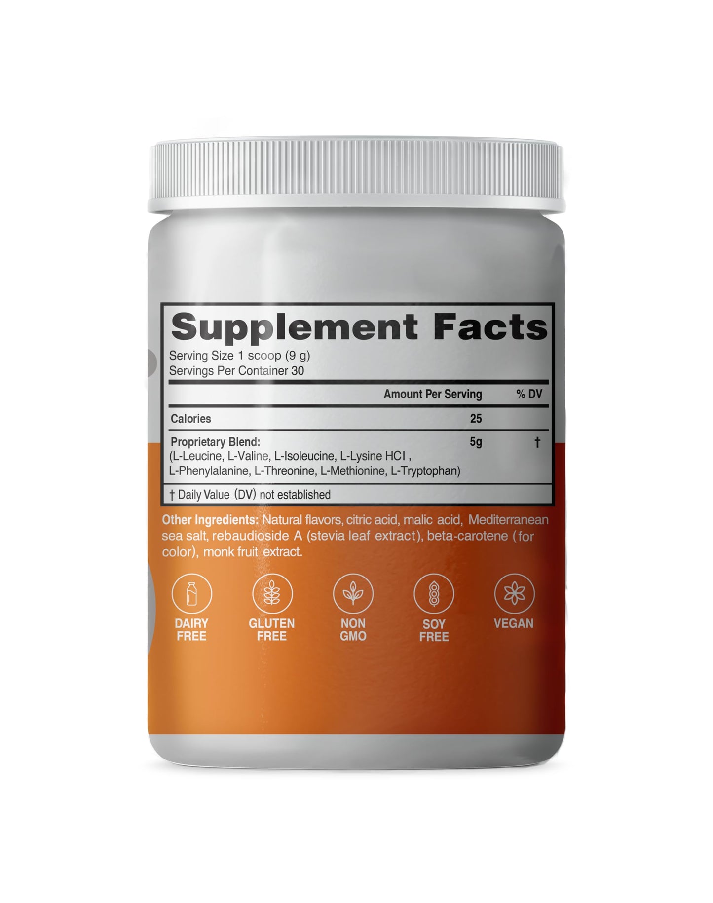 Advanced Bionutritionals – Advanced Amino Powder, Amino Acid Supplement, Build Muscle, Post Workout Recovery, Energy,Non-GMO, Gluten Free, Dairy Free, Vegan (30 Servings) (9.52oz, Citrus Zest)