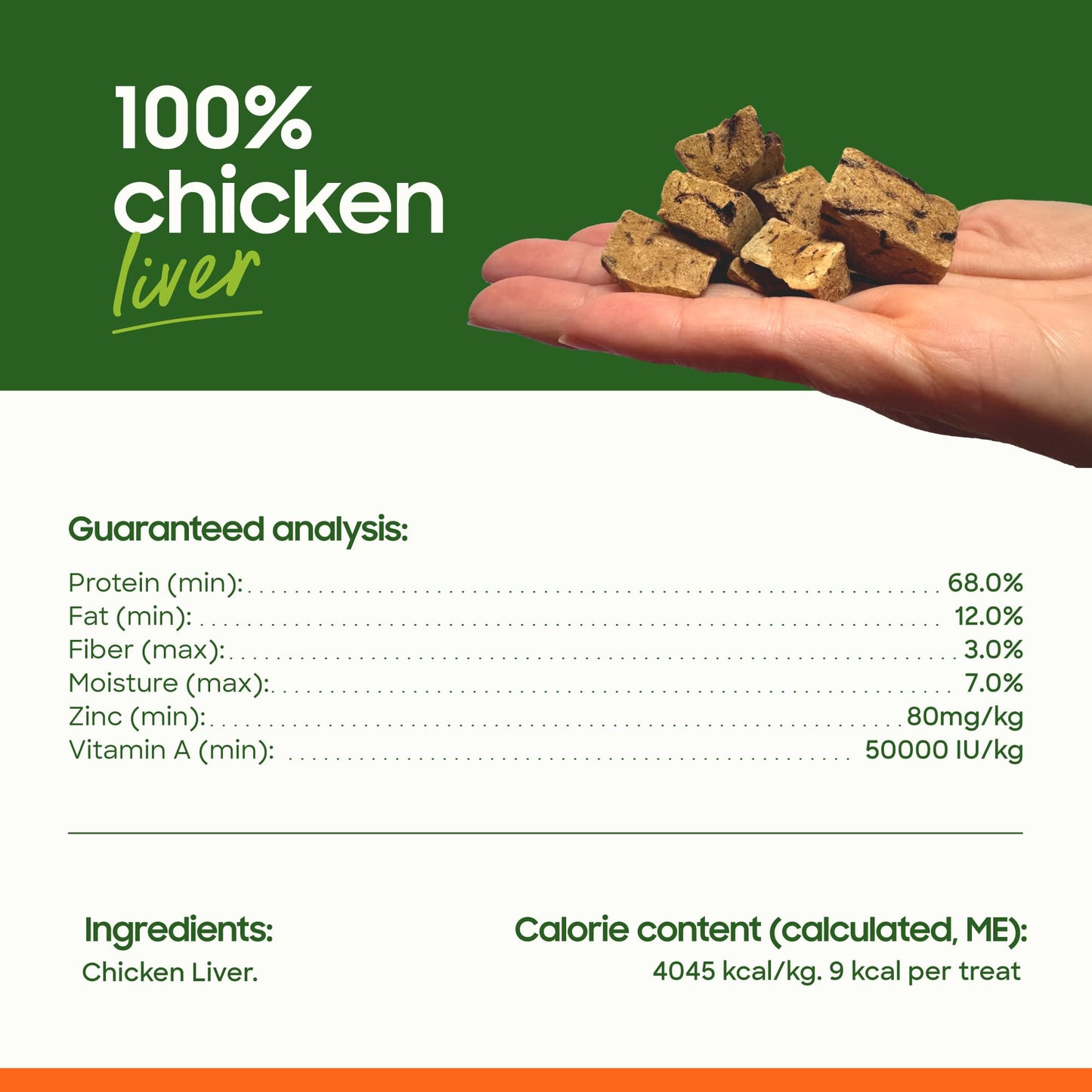 smallbatch Freeze Dried Dog Treats, Chicken Liver Treats for Dogs & Cats, High Protein, Single Ingredient Dog Treat for Training or Food Topper, Natural, Humanely Sourced Meat, Made in the USA, 3.5 oz