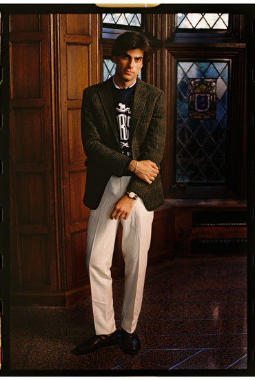 Made-in-USA Olive Plaid Harris Tweed Sport Coat - Custom Make