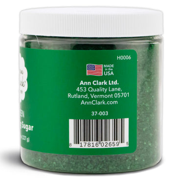 Ann Clark Green Sanding Sugar, 8 oz.