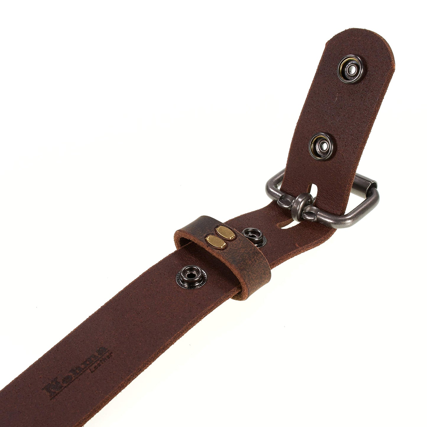 Men's Genuine Buffalo Leather Belt, 1 1/2" width, Handmade in the USA, By Amish