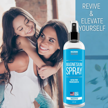 Magnesium Spray - Magnesium Oil for Feet - USP Grade Pure Magnesium Oil Spray - Made in USA Since 2008
