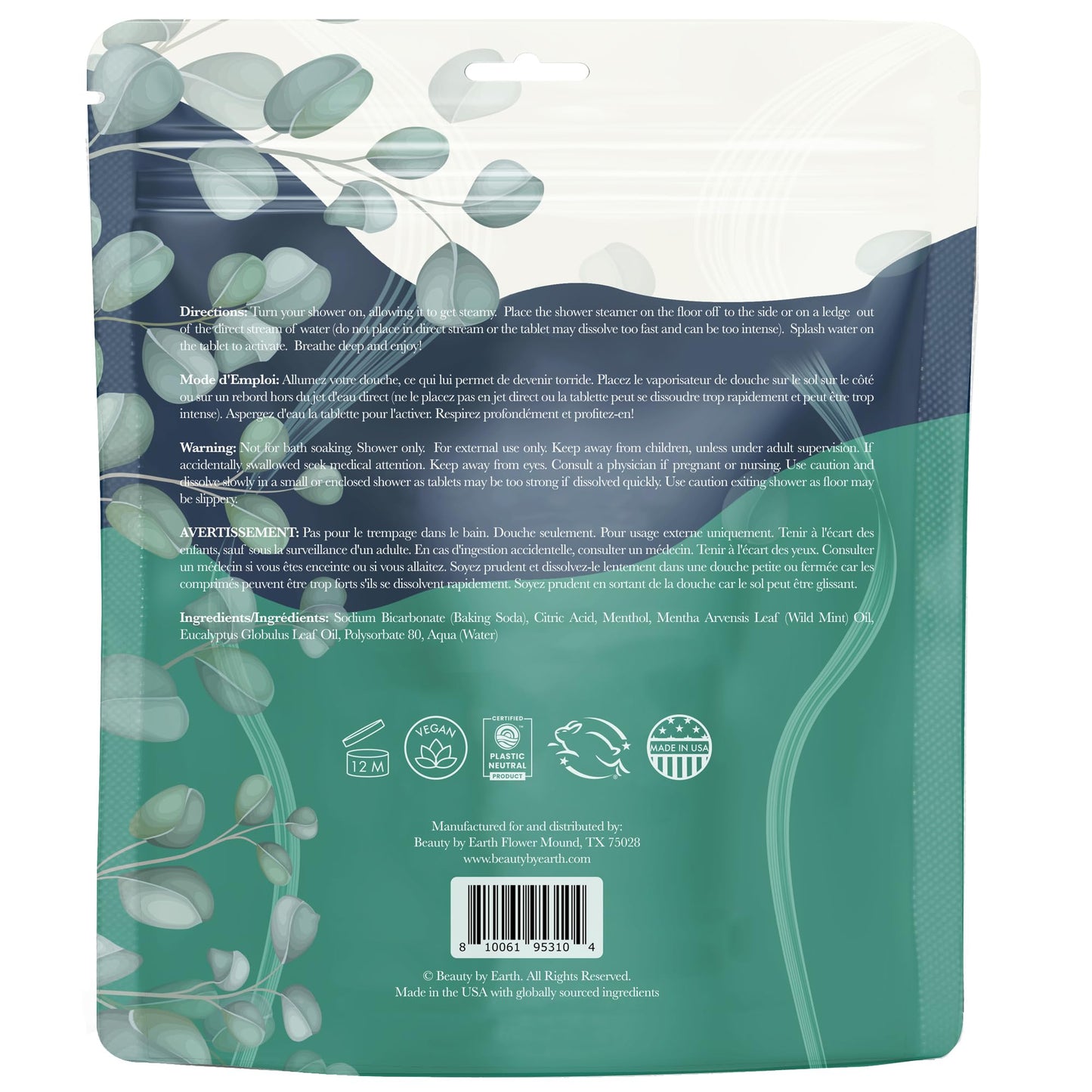 Shower Steamers Aromatherapy - USA Made with Natural Ingredients & Eucalyptus Essential Oil, Large Shower Bombs, Relaxation Spa Gifts for Women & Men, Unique Self Care Gifts