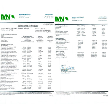 Dr Brad Stanfield Collagen Peptides + Creatine Monohydrate + Psyllium Husk + Taurine + TMG + Hyaluronic Acid + MultiVitamin & Mineral (30 Servings, Mixed Berry)
