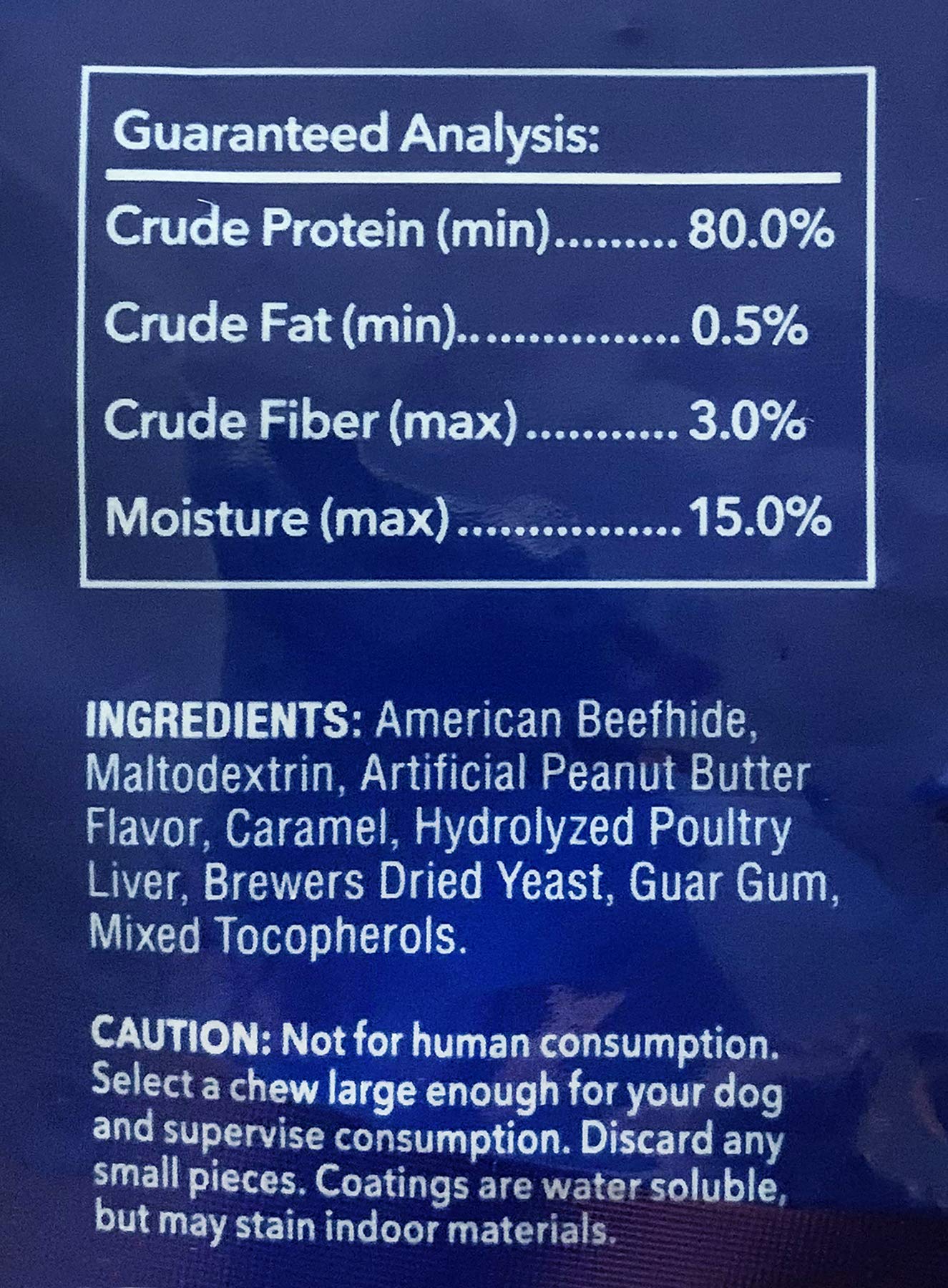 Pet Factory 78130 Beefhide | Dog Chews, 99% Digestive, Rawhides to Keep Dogs Busy While Enjoying, 100% Natural, Peanut Butter Flavored Rolls, Pack of 20 in 5" Size, Made in USA