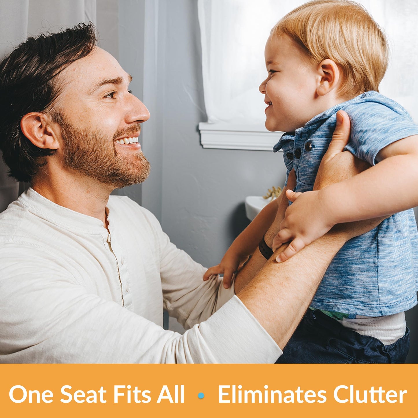 Mayfair NextStep2 Toilet Seat with Toddler Potty Training Seat Built-In, Slow Close, Easy Clean, Magnetic Removable Kids Seat, Made in USA