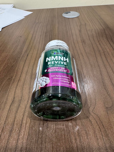 America Medic & Science NMNH Revive – Dual NAD+ Precursor Supplement for Longevity, Healthy Aging, Energy, Metabolic Function, Skin & Cellular Health – 60 Capsules for Daily Vitality