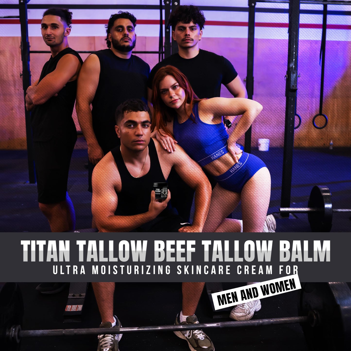 Magnesium Beef Tallow Balm for Sleep, Leg Cramps & Pain, Muscle Relaxation, Moisturizing Topical Cream - Organic Grass-Fed & Grass-Finished Tallow with Manuka Honey Skin Care, Face & Body Lotion