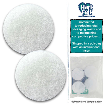 HartFelt Round Face Scrubber for Women | Reusable Facial Sponges for Daily Cleansing | Facial Exfoliating Pads for Removing Dead Skin, Dirt & Makeup | Use with Favorite Cream | Made in USA - 2 Count