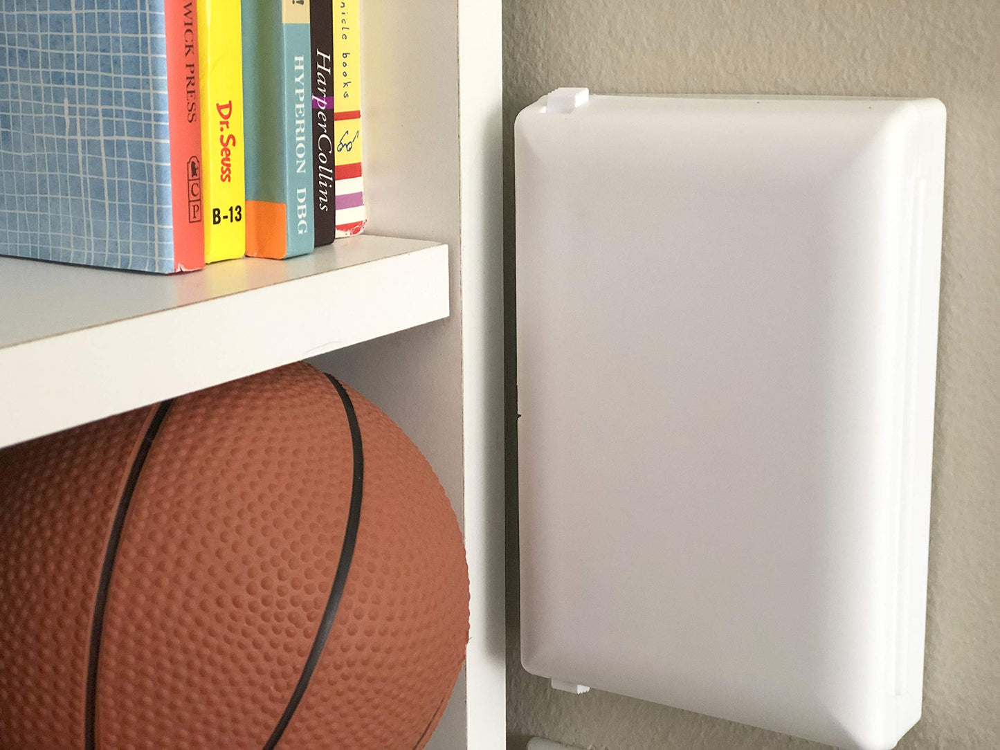 Child Be Safe, Baby Toddler Pet Resistant Electrical Safety Cover Guard for Home and Business, Made in USA, Traditional Standard Toggle Light Switch (2 Count, White)