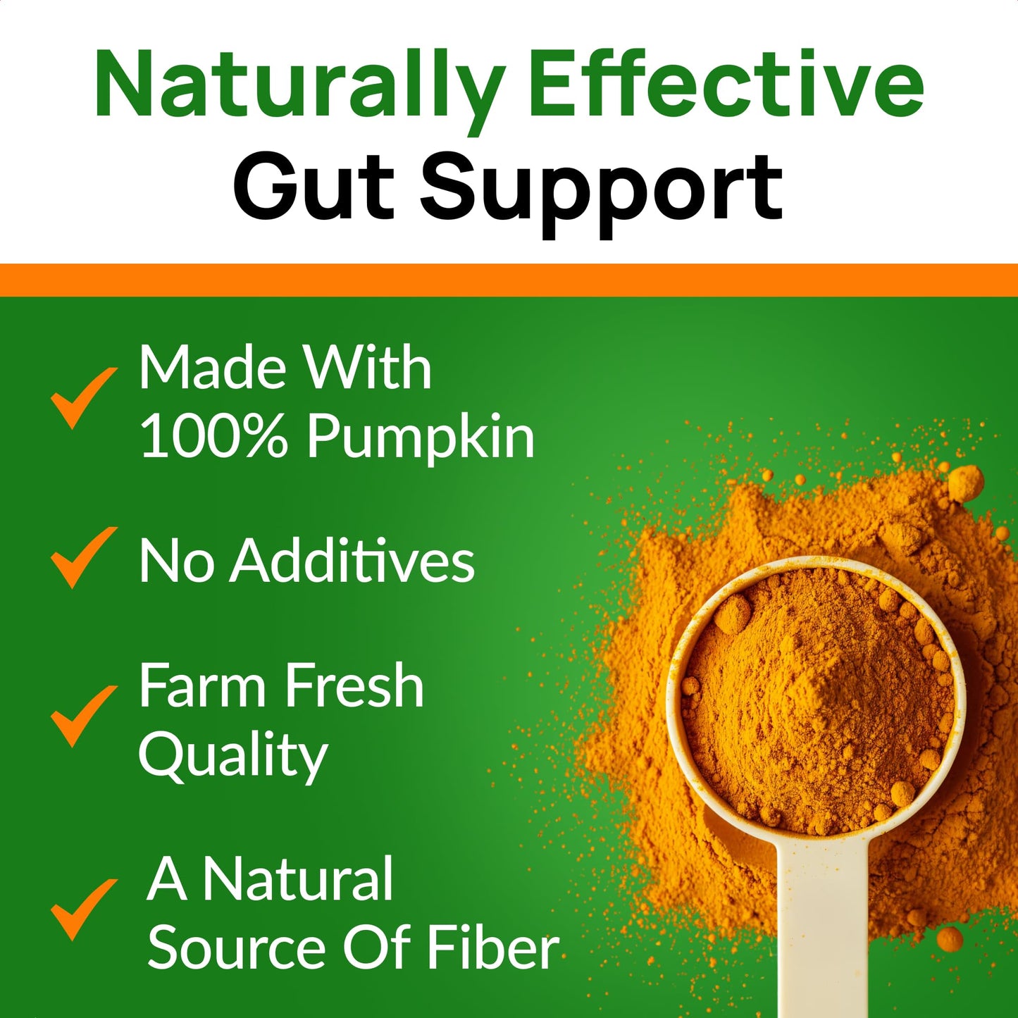 PAWFECTCHEW Pumpkin Powder for Dogs - 8oz Powdered Supplement High Fiber for Dogs Stool Softener - Treat Diarrhea, Constipation, Upset Stomach, Food Sensitivity - Improve Digestion - Made in USA