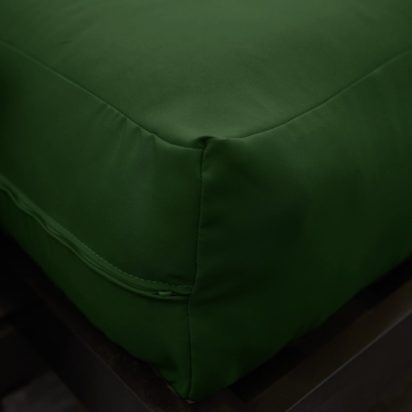 Mozaic Full Size 8-inch Cotton Twill Gel Memory Foam Futon Mattress, Hunter Green