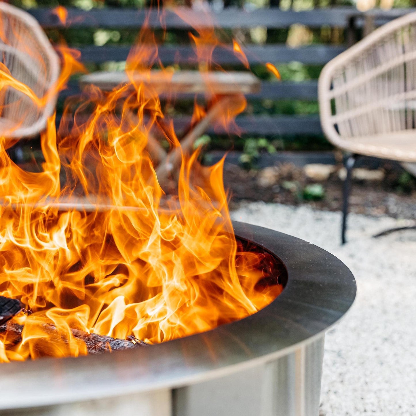 Breeo Smokeless FIrePit (X Series 19, Stainless Steel) | 22.1 inch Smokeless Fire Pit for Outside | 47 Pounds | Ideal for Families Compatible with Wide Range of Breeo Accessories