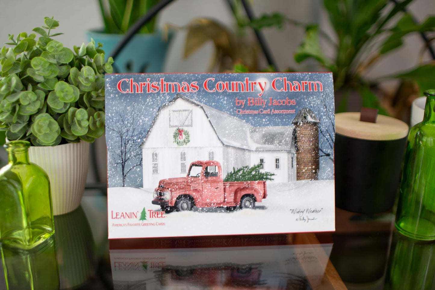 Leanin' Tree - Made In USA - Country Charm - Pack of 20 Boxed Christmas Cards with Envelopes Merry Christmas Cards 2025 Bulk, Perfect for Sending Xmas Holiday Greetings