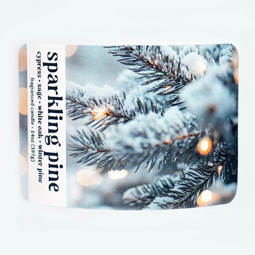 Colonial Candle Sparkling Pine Scented Candle, Holiday Scented Candle - Made in The USA