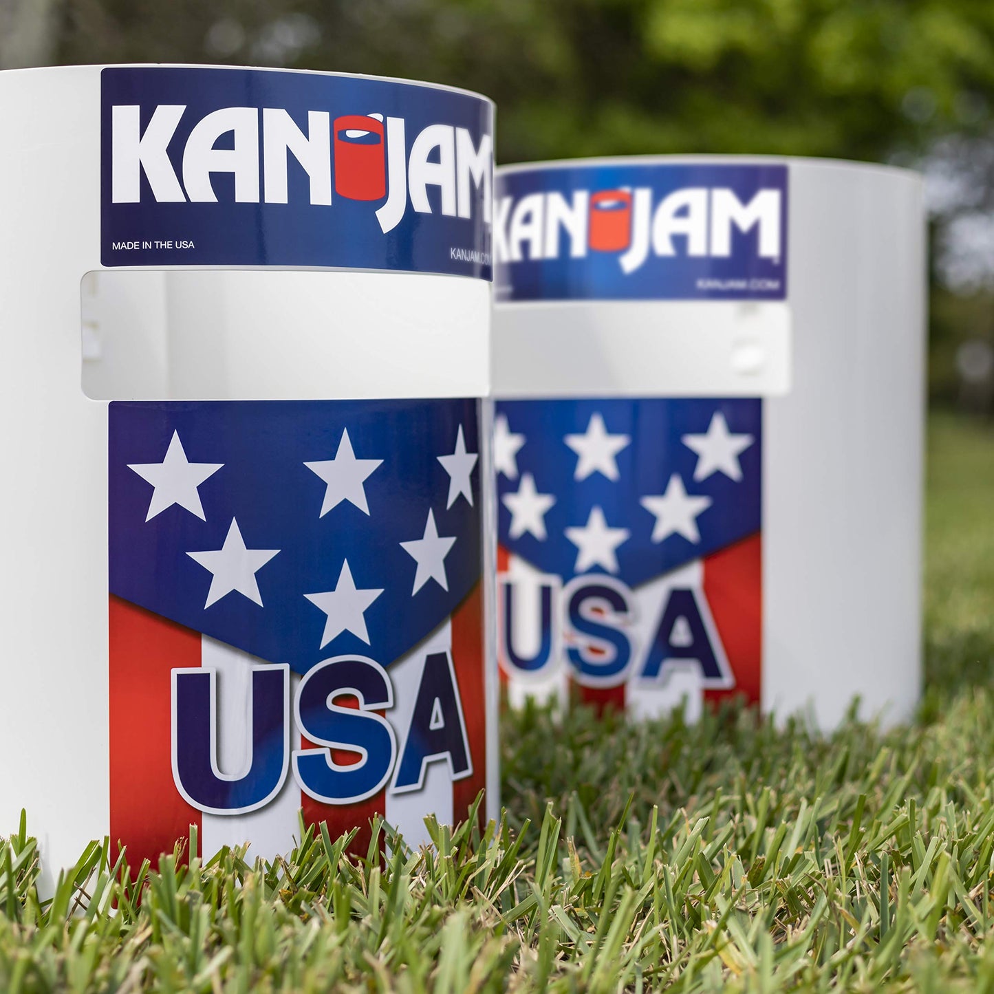 Kan Jam Original Disc Toss Game with 2 Disc Golf Basket Retrievers and 1 Disc Golf Disc - Outdoor Frisbee Golf, Frisbee Slam Game in USA, EPSN and Dude Perfect Designs