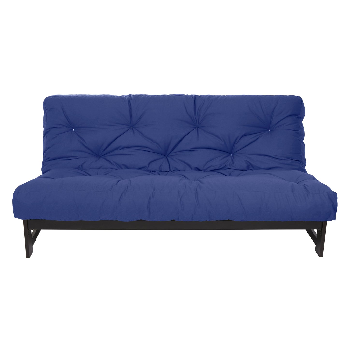 Mozaic Full Size 8-inch Cotton Twill Gel Memory Foam Futon Mattress, Blue