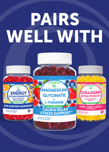 Lunakai USA Made Creatine Monohydrate Gummies for Women & Men – Vegan Creatine Gummies for Muscle & Recovery Support – Pre Workout Supplement, 60ct