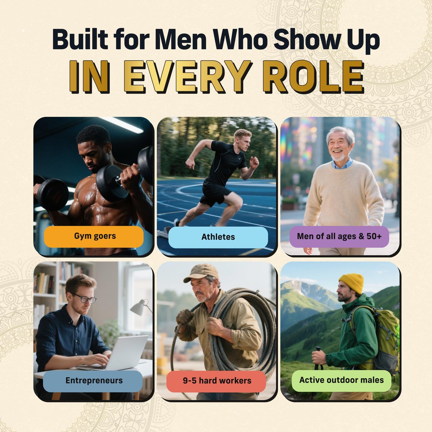 Alpha Tribe Multivitamin for Men with Sea Moss, Black Seed Oil, Ashwagandha, Turmeric Bladderwrack, Burdock,Vitamin C, Elderberry, Manuka, Yellow Dock | Daily Men's Vitamins and Minerals Supplement