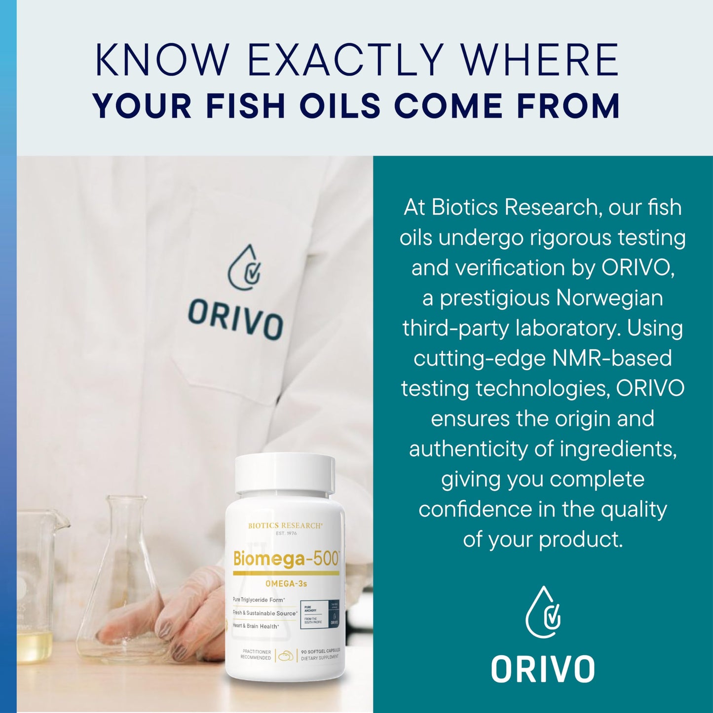 Biotics Research Biomega 500 Omega 3 Fish Oil Supplement, Highly Concentrated Fish Oil with EPA/DHA, Omega 3 Fatty acids, Supports Immune and Cardiovascular 90 Softgel Capsules