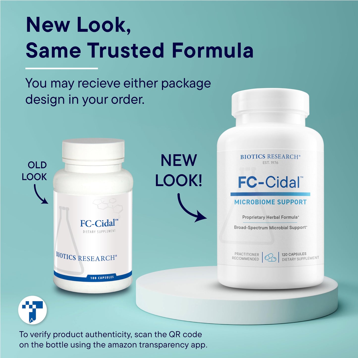 Biotics Research FC Cidal™ Herbal Blend Complete GI Gut Health for Women & Men- 500 mg/Serving - 7 Herbs Proprietary Blend Supplement Supports Healthy GI Function and Microbial Balance 120 Capsules