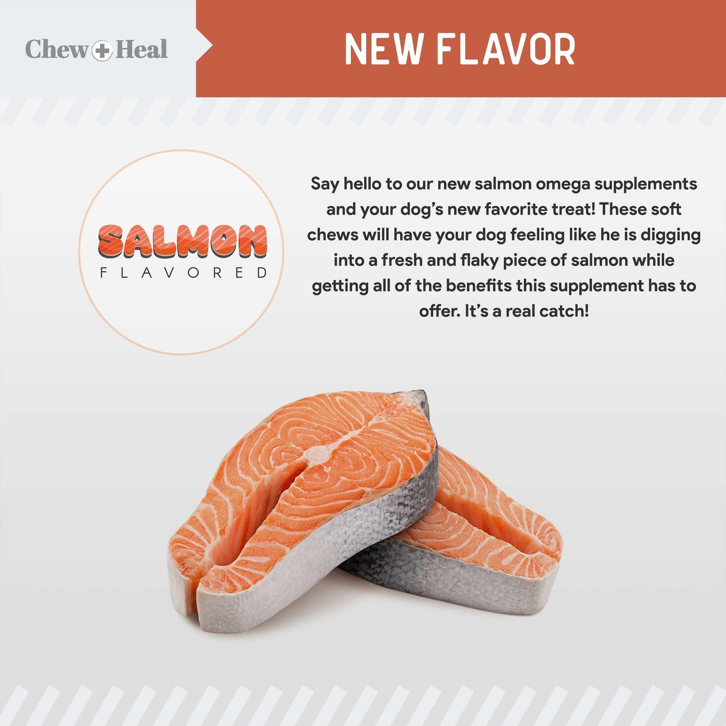 Salmon Oil for Dogs - Soft Chew Omega Treats for Skin and Coat - Fish Oil Blend of Essential Fatty Acids, Omega 3 and 6, Vitamins, Antioxidants and Minerals - Made in USA