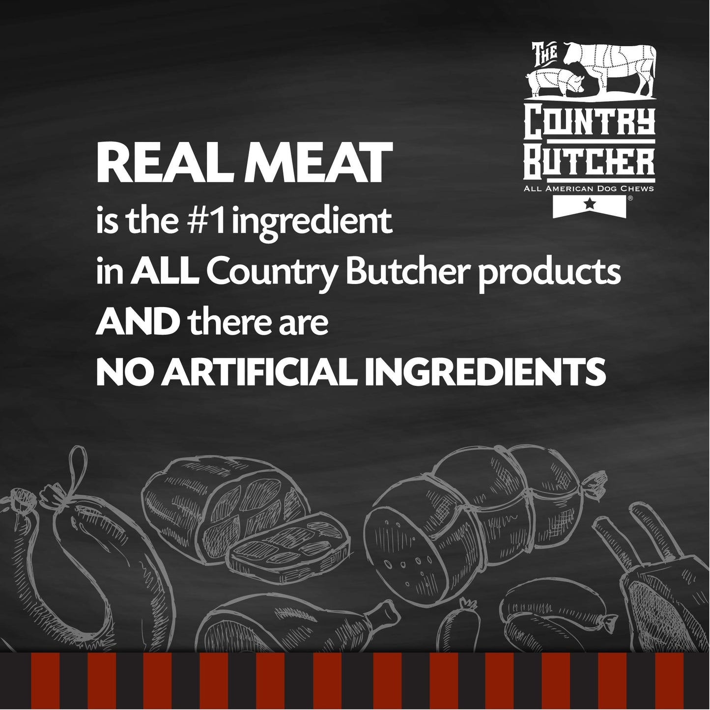 THE COUNTRY BUTCHER Beef Knee Caps Dog Bones for Aggressive Chewers, Large and Medium Breed Dog Treat, Natural, Tough, Chew Toy, Made in The USA, 10 Count