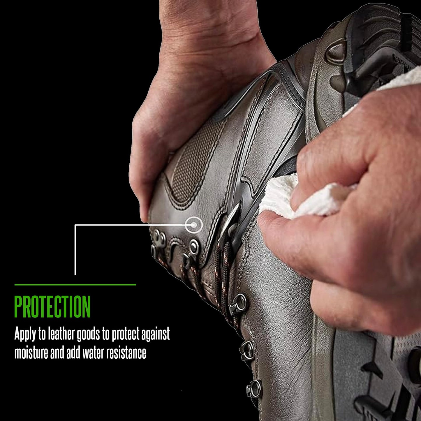 GRIFFIN Mink Oil - Leather Conditioner, Leather Softener, Water Repellent (Waterproofing) and Weather Protector - Shoes, Boots, Handbags and Leather Goods (2.8 oz) - Made in USA