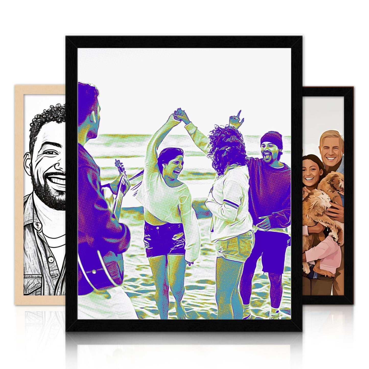Custom Image Poster Personalized - Your Image to Art Print - Choose Your Style, Framed or Unframed, Wall Decor - Premium Luster Paper - Personalized Gifts for Family, Couples, Pets, & Friends - Made in USA