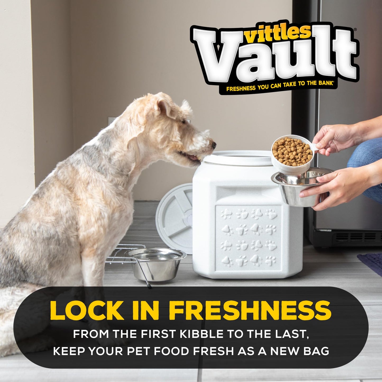 Gamma2 Vittles Vault Pet Food Storage Containers - Sealed Dog and Cat Food Storage Container, Made in the USA