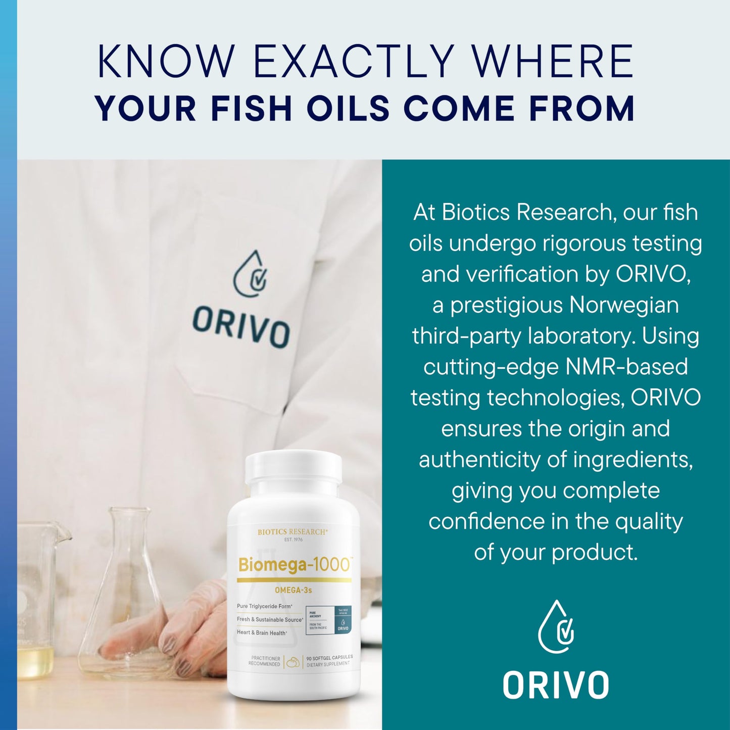 Biotics Research Biomega-1000™ Omega 3 Fish Oil with EPA/DHA -Omega-3 Fatty Acids 1000 mg- Highly Concentrated Fish Oil for Women & Men –Supports Immune, Brain & Heart Health–90 Softgels