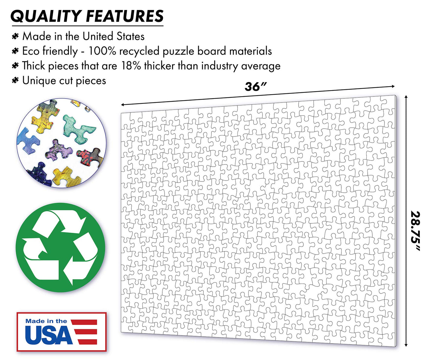 Springbok's 1500 Piece Jigsaw Puzzle A Coca-Cola Christmas - Made in USA