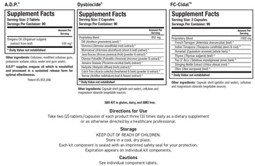 Biotics Research SBO Kit Intestinal Support, Convenient 30-Day Program, Small Intestinal Microbiome Balance, Evidence-Based Herbal Blend, Guidebook Included, Gut Health