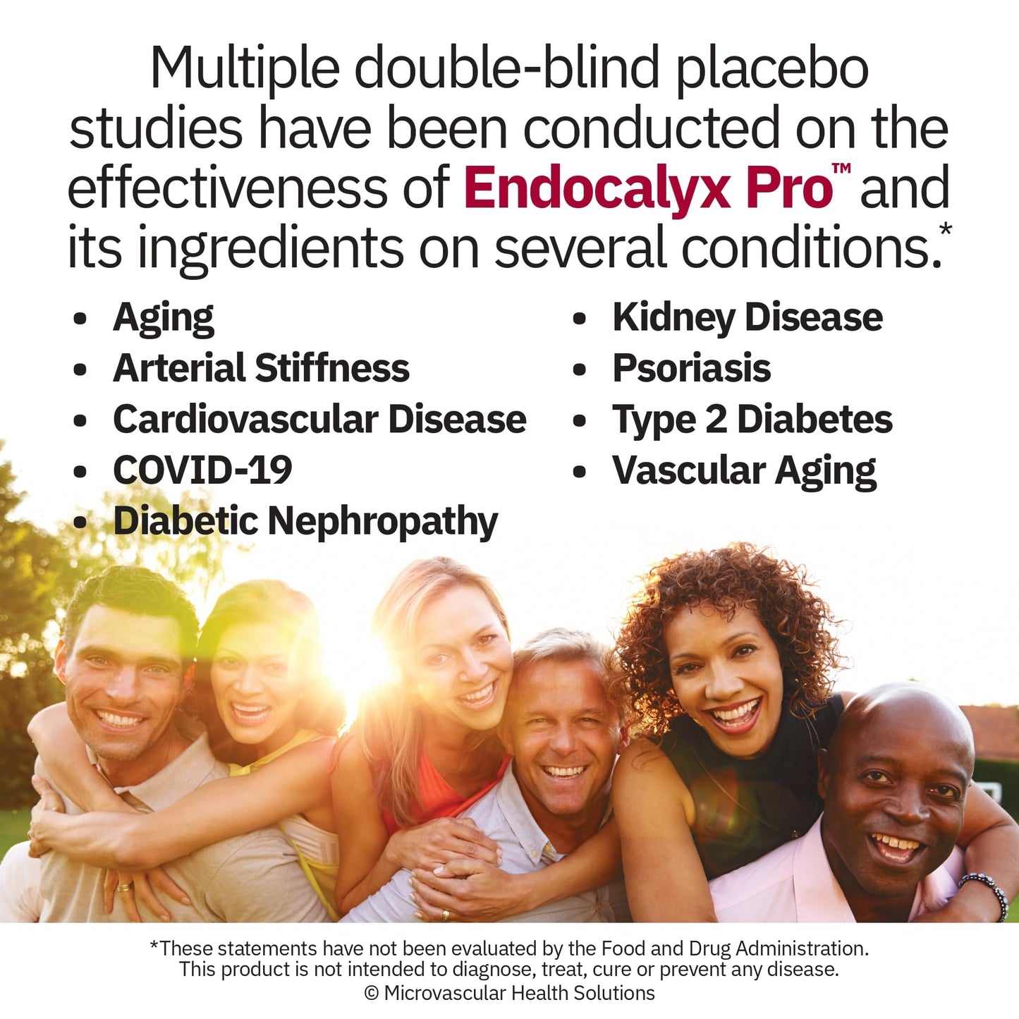 MYBODYRX Endocalyx Pro Supplement – Endothelial Glycocalyx Support 120 Capsules - Vascular & Microcirculation Health – Clinically-Studied – Patented – Supports Nitric Oxide Functions
