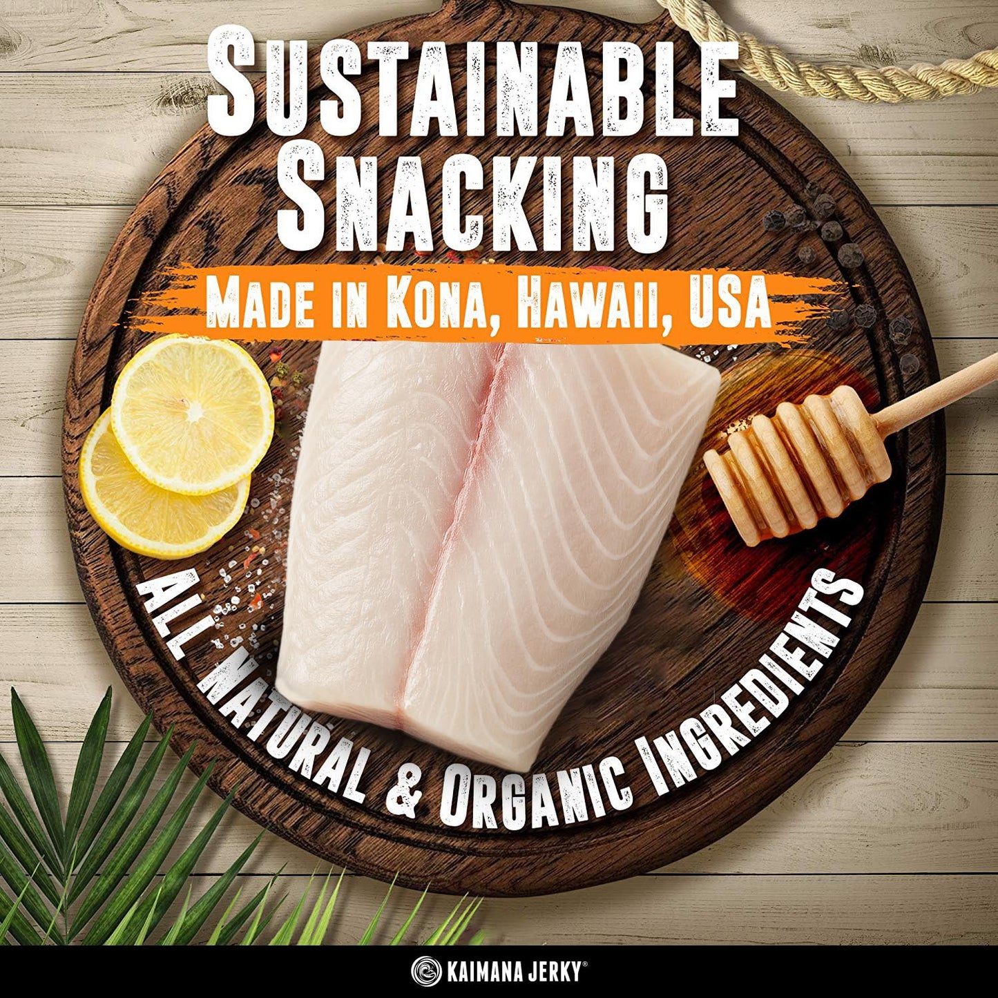 Wahoo Ono Fish Jerky Variety Sampler- Smokin' Hickory O.G, Island Citrus & Spicy Chili - Organic, Gourmet Smoked Fish Strips, Rich in Omega-3 & Protein, Low-Calorie, Low Sodium & Sugar- 3/0.5 oz Variety Pack
