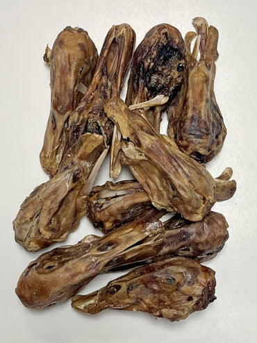 All American Canine 10 Natural Duck Head Dog Treats – Single Ingredient, Dehydrated & Digestible – Low-Fat, High-Protein Chew for Training & Dental Health – Made in USA