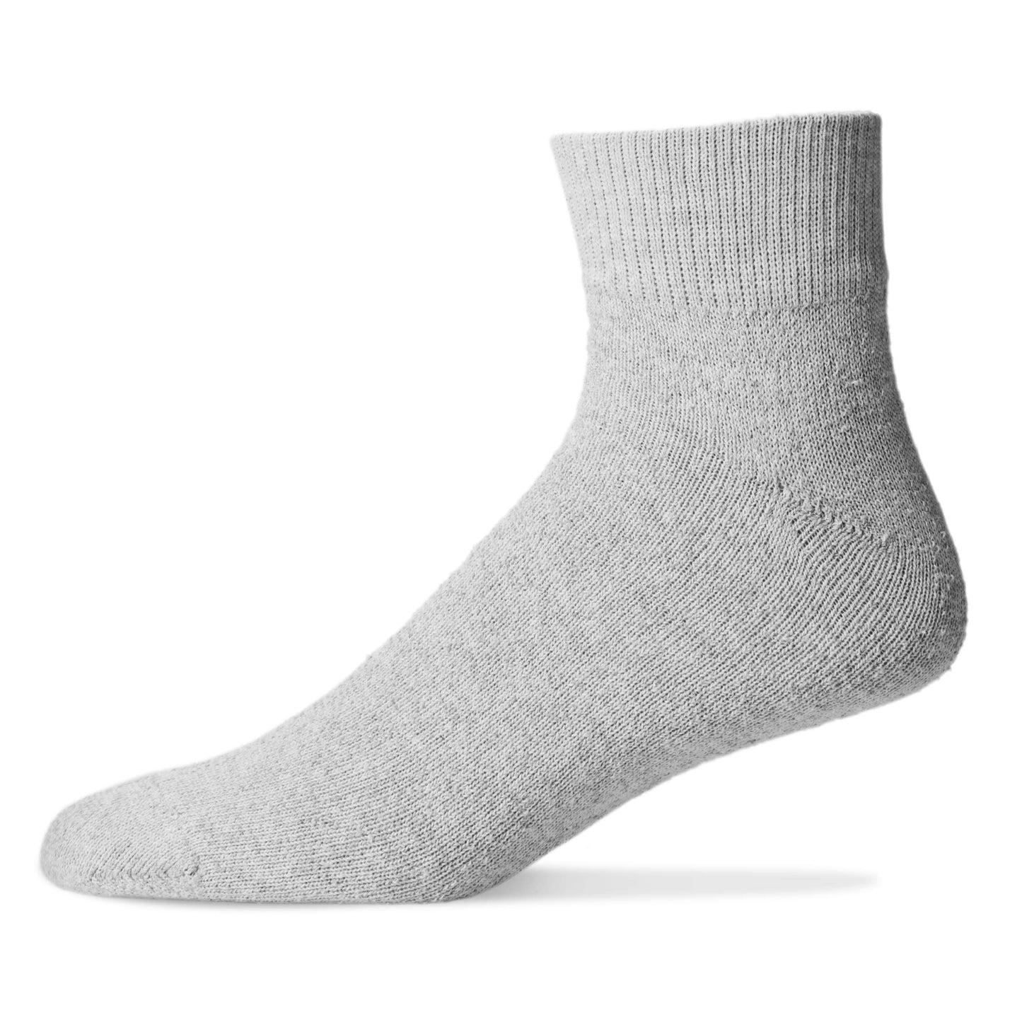 American Made Everyday Quarter Socks for Men - 12 Pack