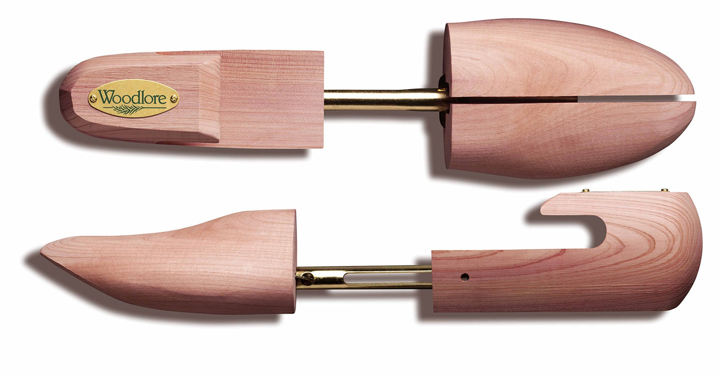 Allen Edmonds Woodlore Shoe Trees for Men 2-Pack Men's Combination Aromatic Red Cedar Shoe Trees (for Two Pairs of Shoes) Made in The USA (X-Large / 12-14, Cedar)