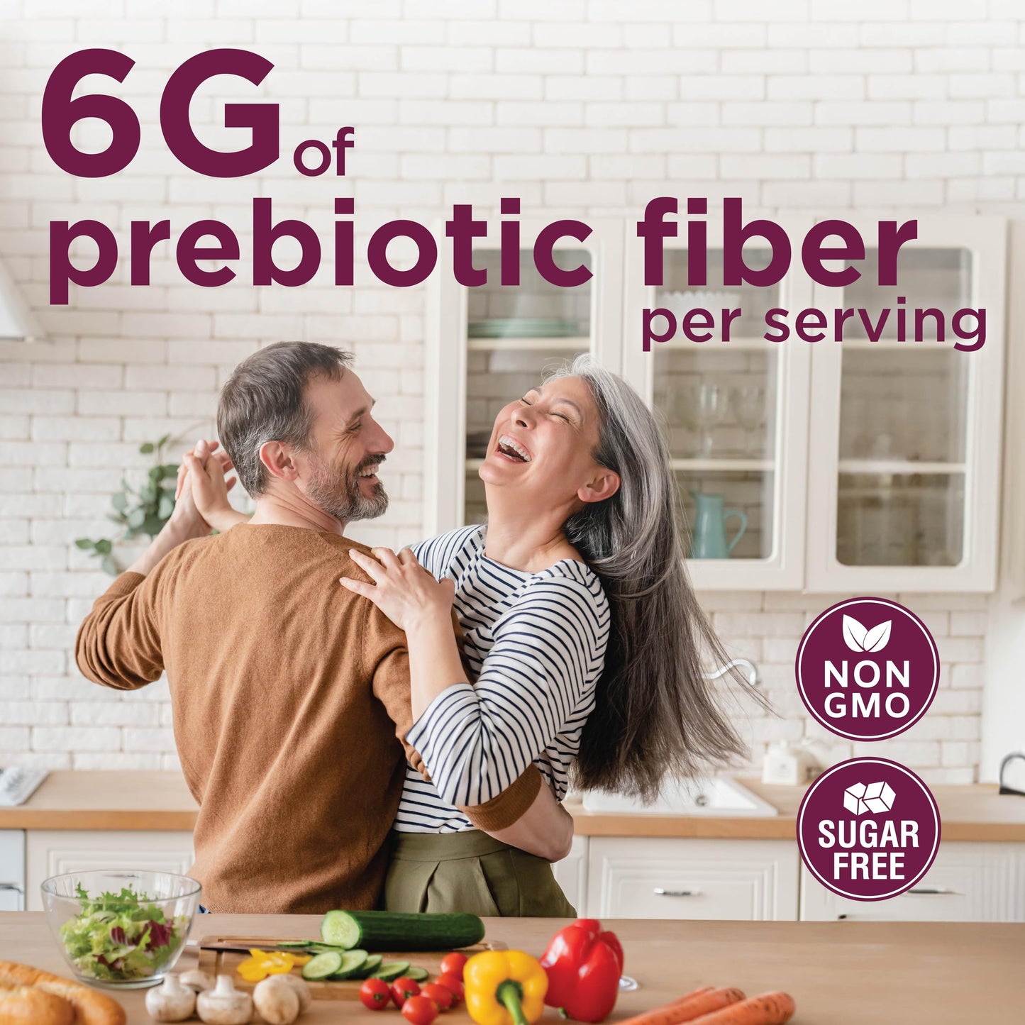 Country Farms Fiber Care Prebiotic Gummies, 6g of Fiber Per Serving, GLP-1 Booster, FOS from Beets, Digestive Health, Supports Regularity, Mixed Fruit Flavor, 120 Gummies, 40 Servings