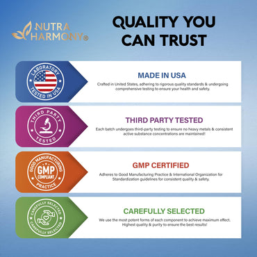 Magnesium Supplement - 5 in 1 Complex | Glycinate | Citrate | Malate | Taurate | Oxide - Made in USA - Stress, Muscle & Heart Support - Vegan, Natural, Non-GMO - 180 Capsules, 2 Month Supply