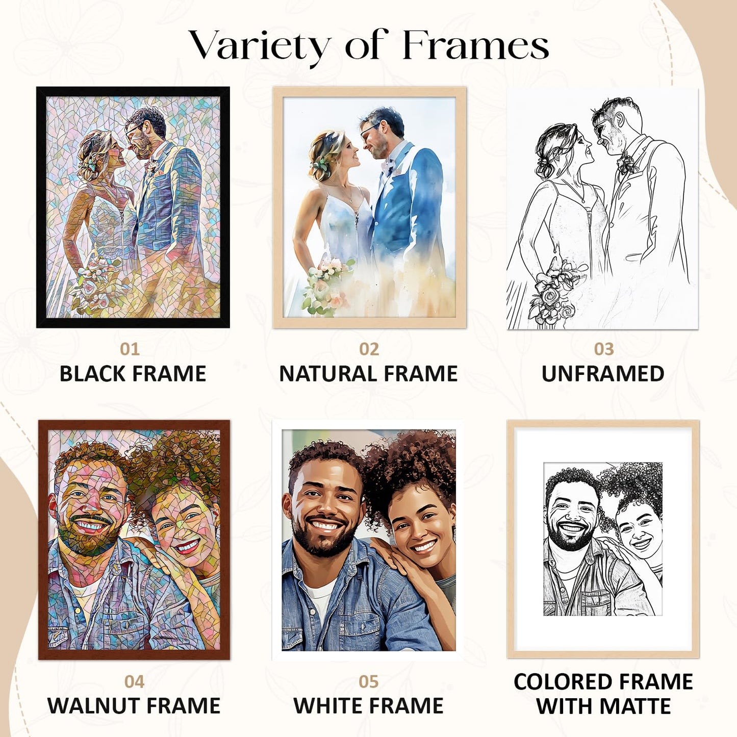 Custom Image Poster Personalized - Your Image to Art Print - Choose Your Style, Framed or Unframed, Wall Decor - Premium Luster Paper - Personalized Gifts for Family, Couples, Pets, & Friends - Made in USA