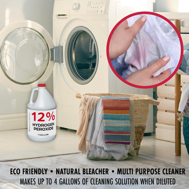 Allied Science 12% Food Grade Hydrogen Peroxide, 4X Stronger, Dilute and Use for Personal Care, Home, Kitchen, Bath, Carpet, Water Cleaner, Plant Treatment, 1 Gallon (1)