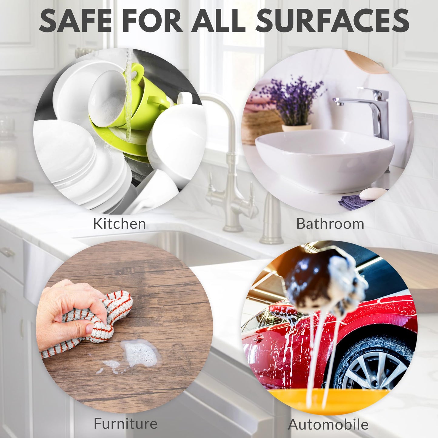 Eselect World's Best Kitchen Dish Cloths - Assorted Dishcloths for Washing Dishes - Absorbent Poly Cotton Waffle Weave Dish Rags, Made in USA