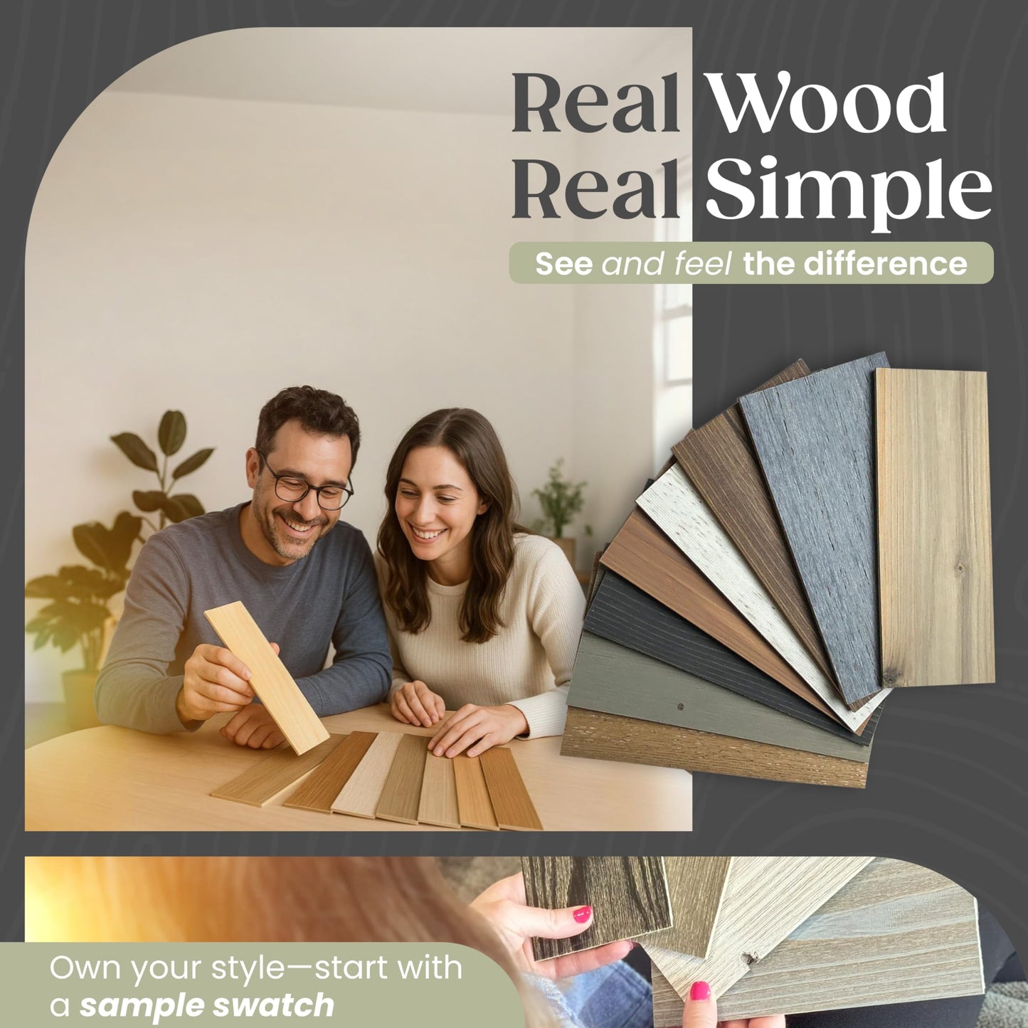 TIMBERCHiC 100% Wood Wall Planks - Made in USA - Peel-and-Stick Wall Panels for Interior Decor - DIY Adhesive Wall Panels, Coastal White (3" x 10 Sq Ft)