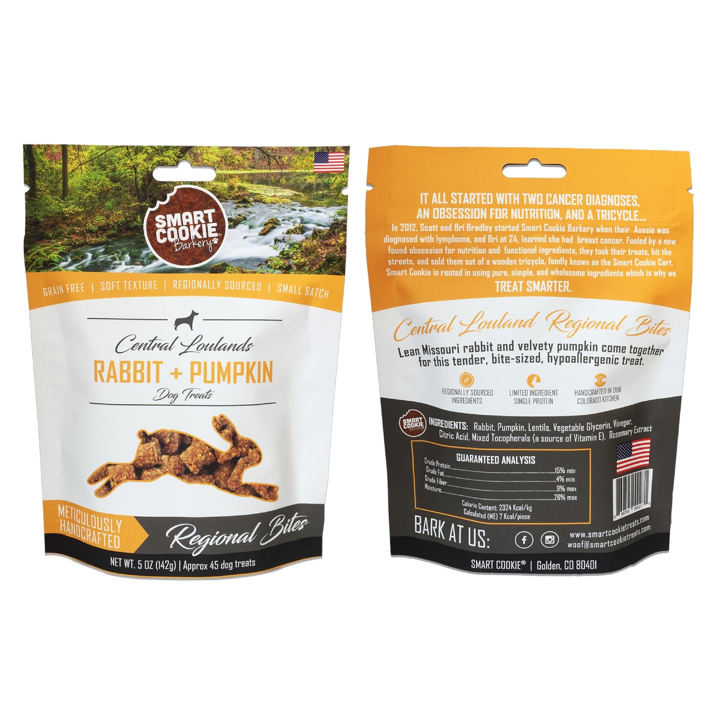 Smart Cookie All Natural Soft Dog Treats - 5 Flavor Variety Pack (5oz Each) - Healthy Dog Treats for Dogs & Puppies with Allergies, Sensitive Stomachs - Chewy, Grain Free, Made in USA