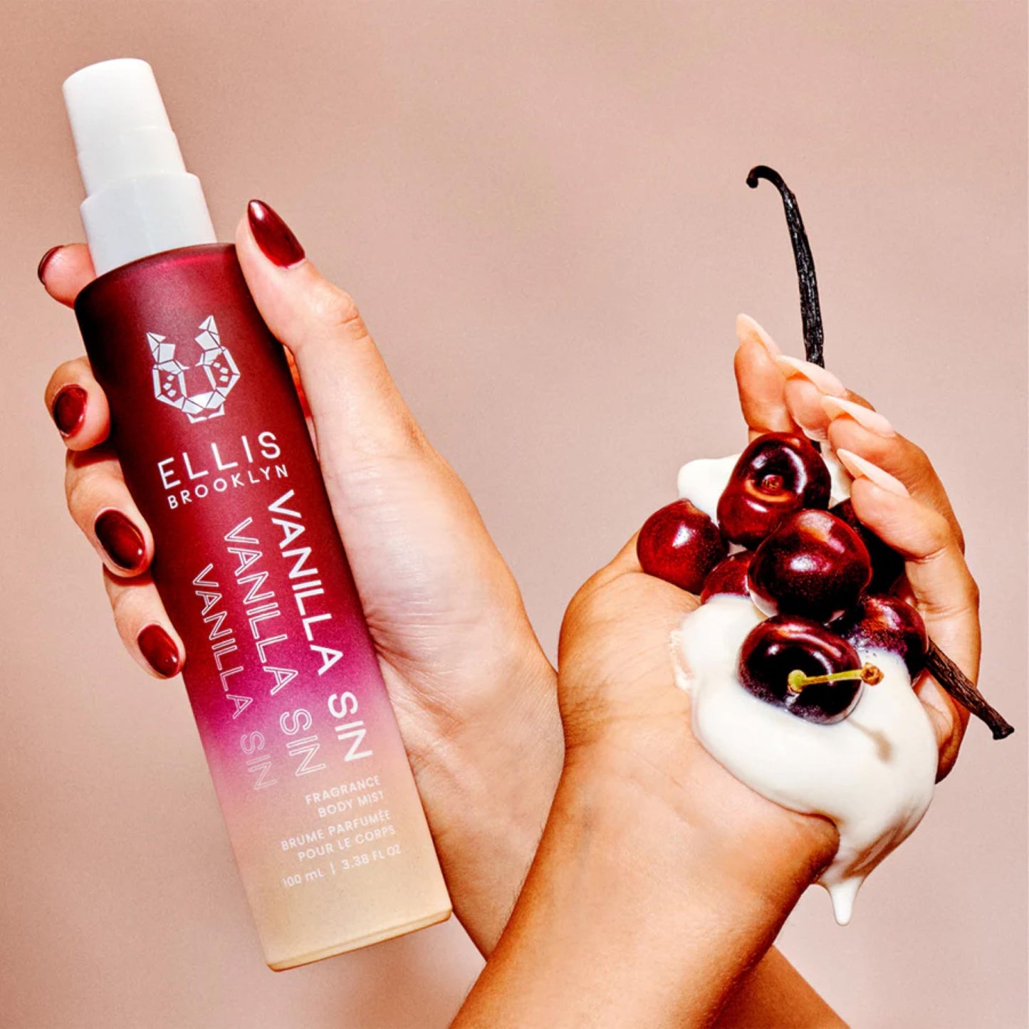 Ellis Brooklyn APPLE LOVE Eau De Parfum for Women & VANILLA SIN Hair and Body Mist - Long Lasting, Clean Perfume for Women and Body and Hair Perfume