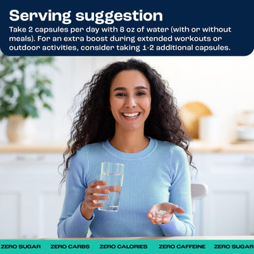 KEY NUTRIENTS Electrolyte Tablets, 200 Capsules, Salt Tablets for Dehydration, Fasting Electrolytes Tablets - Salt Pills with Electrolytes, No Sugar, Gluten Free Hydration Tablets Made in USA