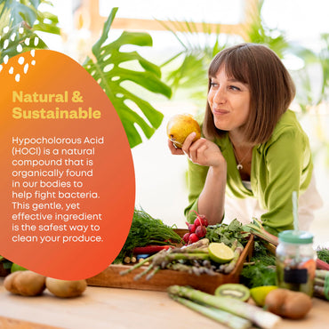 Good Salt Home Fresh Extend Fruit and Vegetable Wash, Natural Produce Cleaner, Made in the USA, 32 Ounce Bottle, 2-Pack