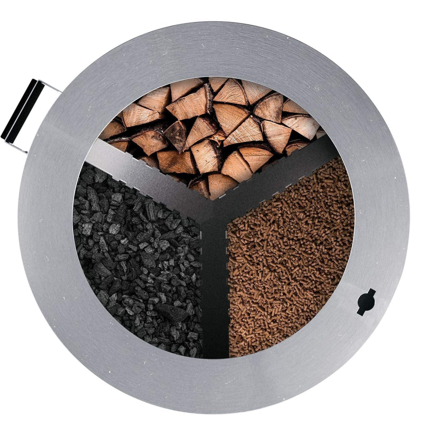 Breeo Smokeless FIrePit (Y Series - Stainless Steel) | 21 inch Portable Smokeless Fire Pit for Outside | 31 Pounds | Ideal for Families Compatible with Wide Range of Breeo Accessories